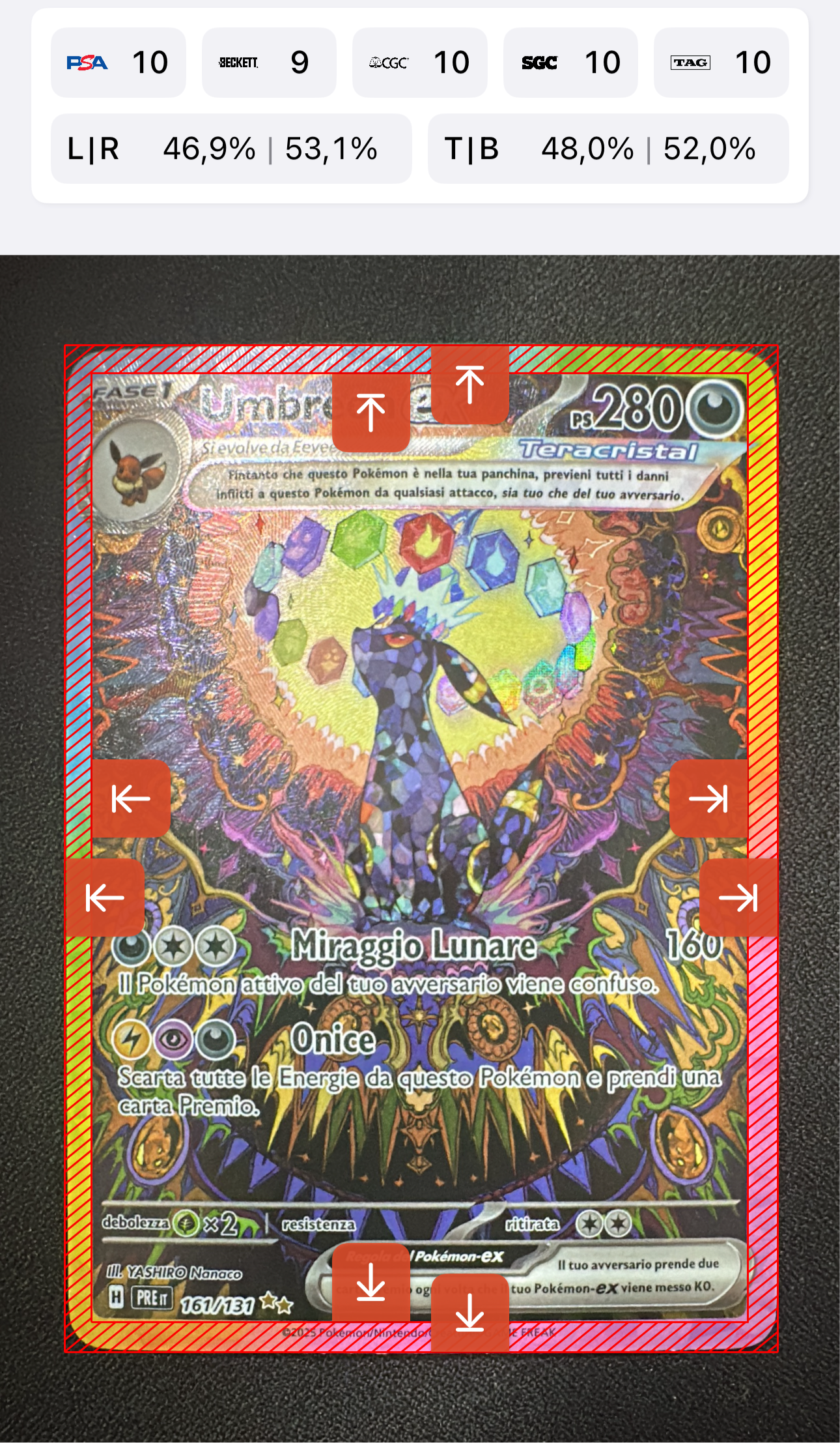UMBREON EX 161/131 ITA