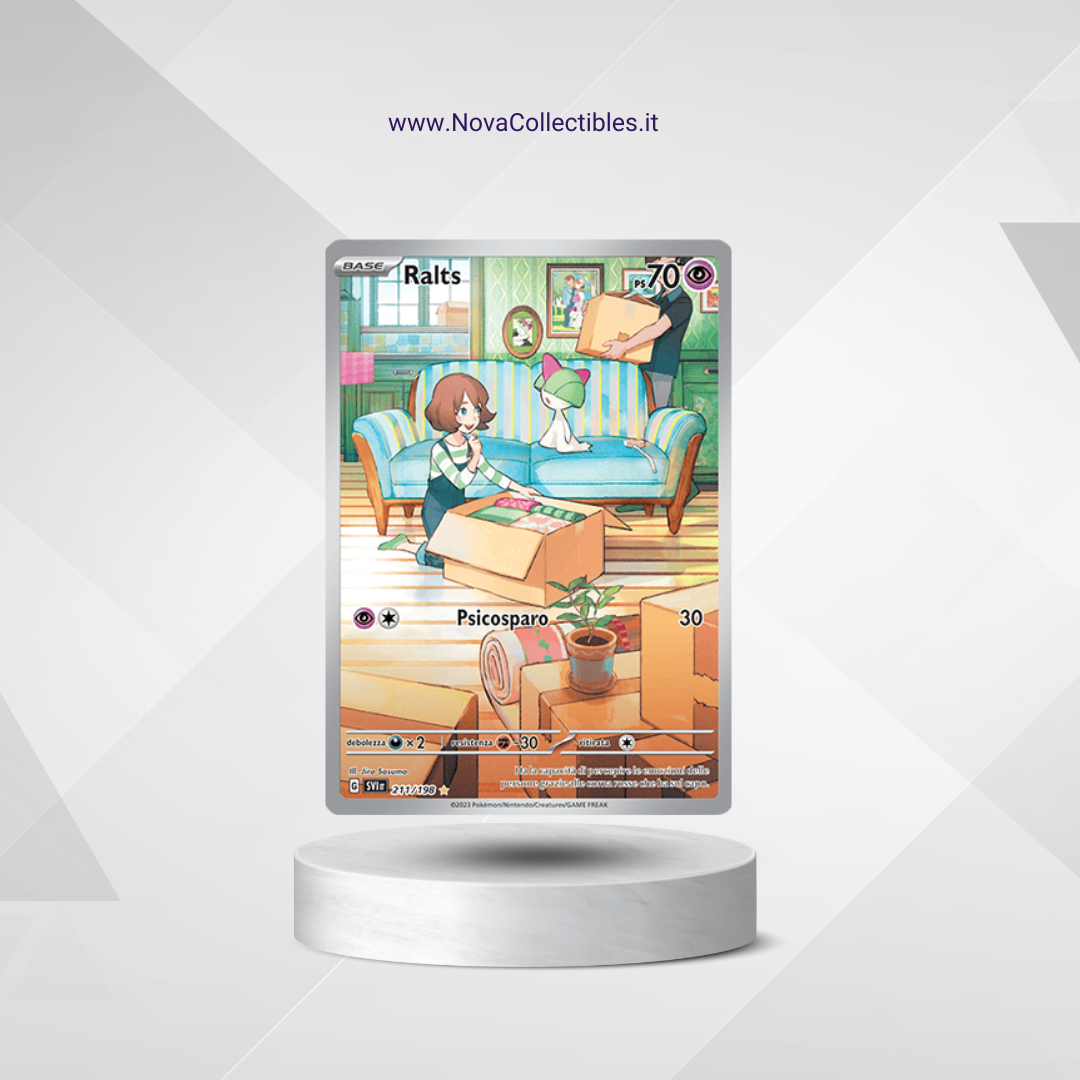 Ralts Illustrazione Rara 211/198 - Scarlatto e Violetto ITA NM