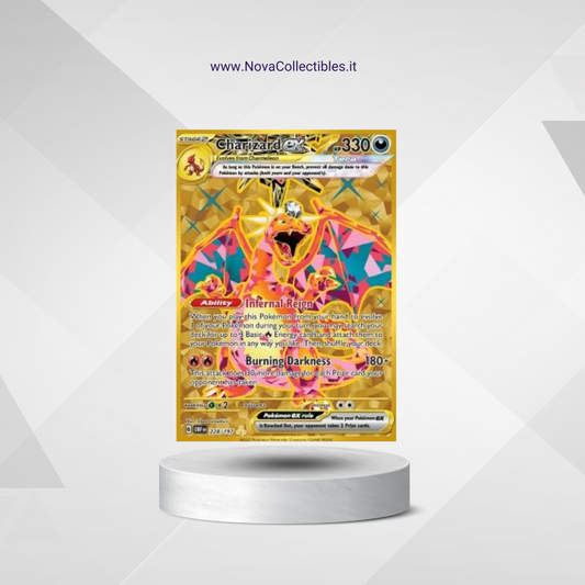 Charizard ex Teracristal Gold 228/197 - Ossidiana Infuocata ITA NM
